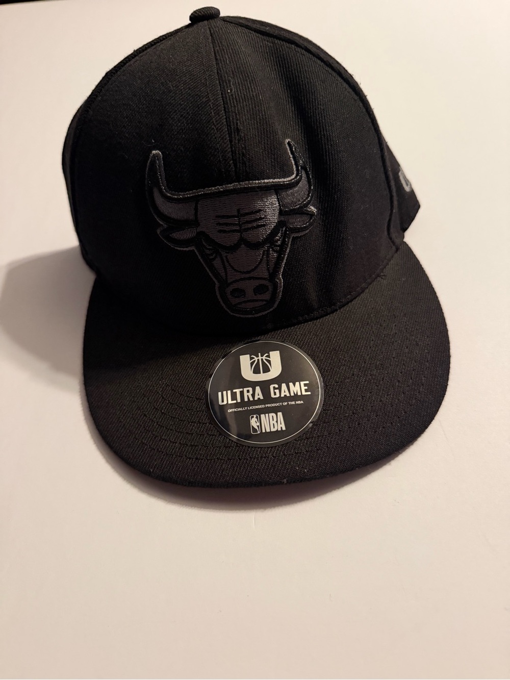 Chicago Bulls Black Ultra Game Flat Brim Cap